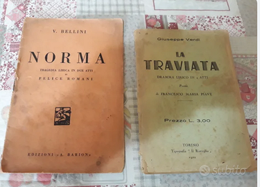 2 libretti antichi, Norma Bellini e La Traviata 30