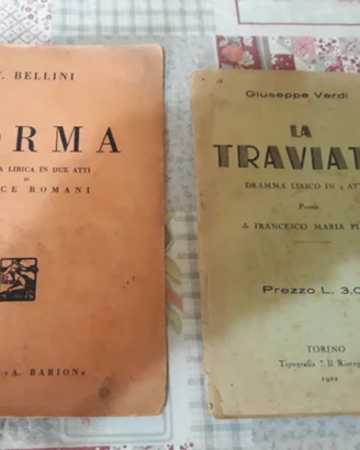 2 libretti antichi, Norma Bellini e La Traviata 30
