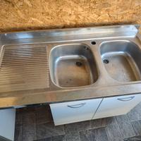 LAVABO INOX DOPPIA VASCA