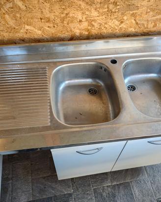 LAVABO INOX DOPPIA VASCA