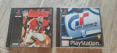 Gran Turismo 2 e NFL Game day per ps1 pal