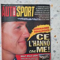 Auto & Sport del  1991 SCHUMACHER SQUALIFICATO
