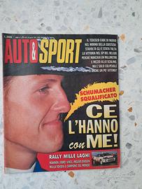 Auto & Sport del  1991 SCHUMACHER SQUALIFICATO