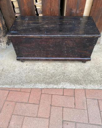 Panca baule legno