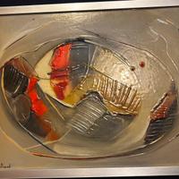 Olio su tela Bertrand Amleto