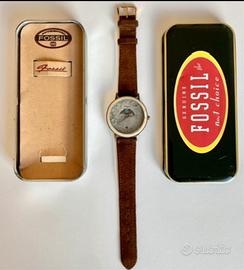 Fossil Luna Moon 1990 orologio vintage + box-raro-