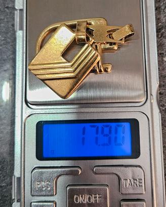 PORTA CHIAVI IN ORO 18 KT " GRAMMI 18 " SI PERMUTA