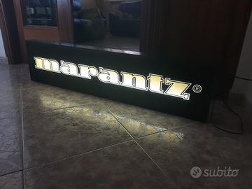 Marantz Hi-Fi Audio insegna rivenditori anni '80
