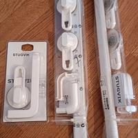 Ikea porta rotolo e 2 porta asciugamani a ventosa 