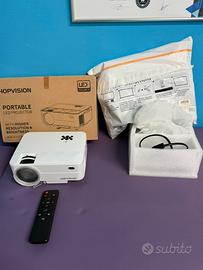 Videoproiettore HOPVISION T21 pari al nuovo+ telo