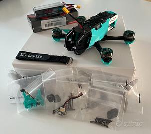 Drone fpv SUB250 Oasisfly25 ELRS 2.4GHz + 3x lipo