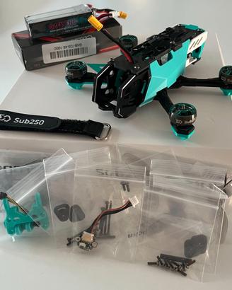 Drone fpv SUB250 Oasisfly25 ELRS 2.4GHz + 3x lipo