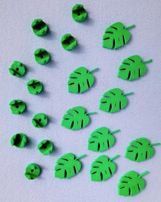 Clip per piante rampicanti design foglia