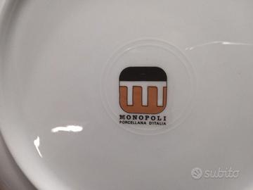 Servizio di piatti in porcellana Monopoli