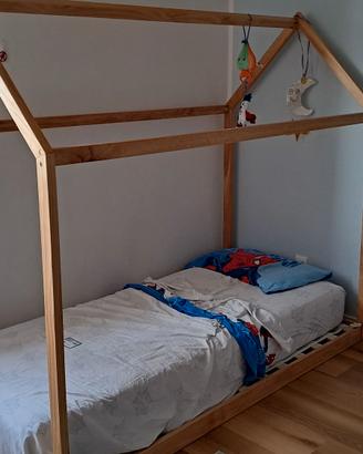 Letto a Casetta Montessoriano SKLUM in Legno