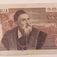 Moneta cartacea Lire 20000 Tiziano 1975