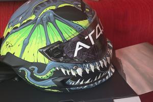 casco verde ruroc misura ,m  