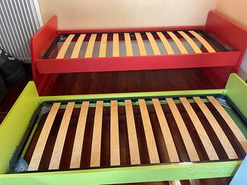 struttura letti  con reti
