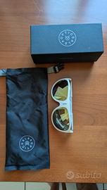 occhiali bici Alba Optics Solo White Vzum ML King