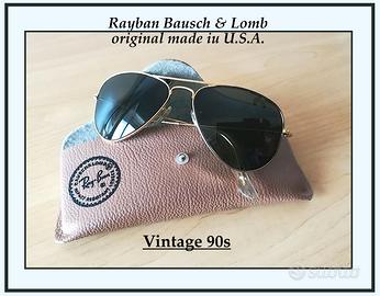 Occhiali originali "Aviator" "Rayban/Bausch&Lomb"