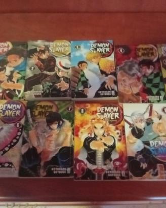 demon slayer manga (vol. 1,2,3,4,5,6,7,8,9)