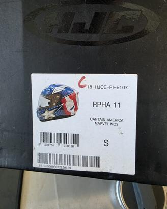 CASCO HJC RPHA CAPTAIN AMERICA MARVEL MC2 tg S