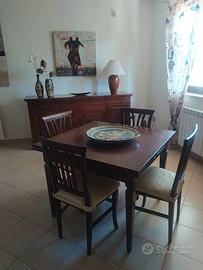 Credenza +tavolo e sedie