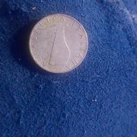  moneta  5 lire Delfino del  1954