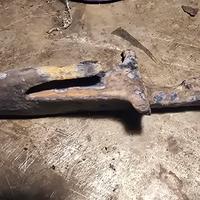 Antico dente barra falciatrice 