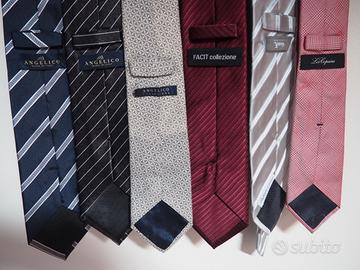 OBJ bolgheri 14 cravatta cravatte cotone stoffa Co