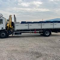 Camion iveco 180 gru, fisso, sponda caricatrice