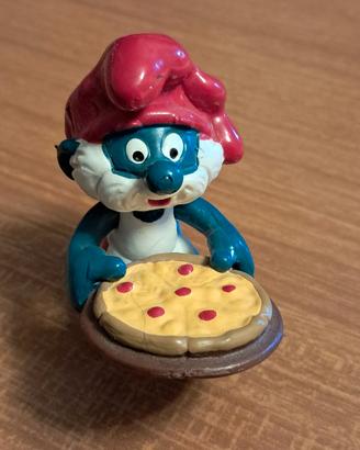 Grande puffo pizzaiolo - Papa Smurf pizza 20180