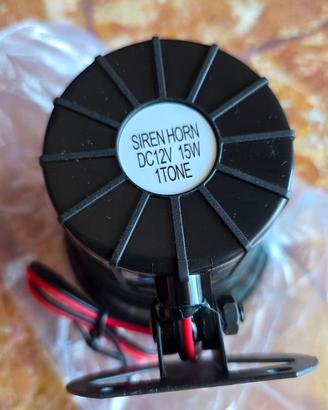 2 TROMBE SIREN HORN 12V