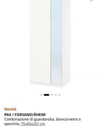Ikea armadio anta a specchio