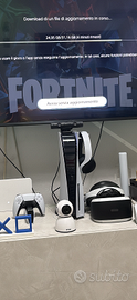 PlayStation 5 con vari accessori