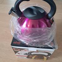 Bollitore in acciao con fischio 