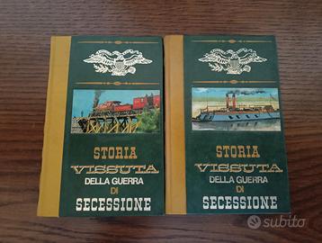 2 volumi storia vissuta della guerra di secessione