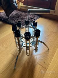 Rod stand trout area 7 posti alluminio lucidato