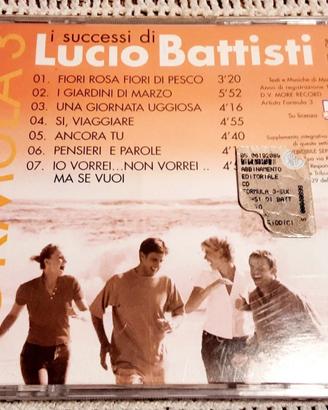 FORMULA 3 SUCCESSI LUCIO BATTISTI - ELTON JOHN 2CD