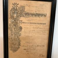 Foglio di congedo illimitato 1926