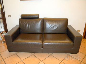 Coppia divani in pelle