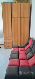 armadio legno chiaro 