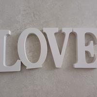 lettere di legno scritta love