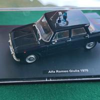 Giulia Alfa Romeo 1970 Guardia di Finanza in scala