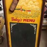 Lavagna menu' da terra