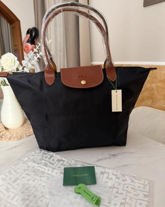 Borsa Longchamp Le Pliage Nera Nuova