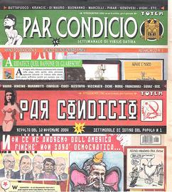Par Condicio N.1 rivista di satira e fumetti 2004