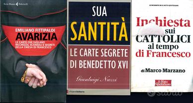 Lotto 3 Libri Inchieste Vaticano Nuzzi Fittipaldi