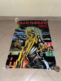 IRON MAIDEN " KILLERS " POSTER VINTAGE