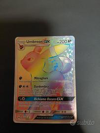 carta pokemon Umbreon Gx hyper full art